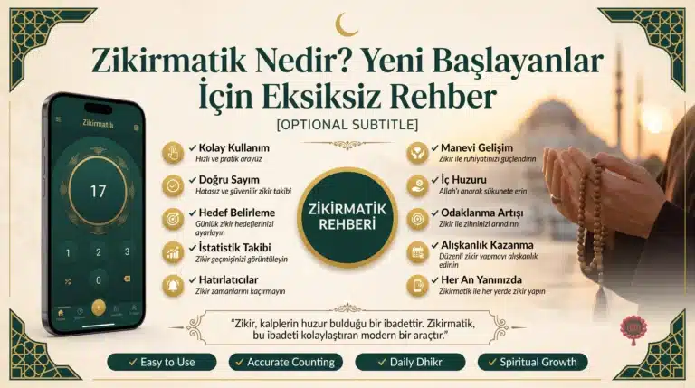 Zikirmatik Nedir? Yeni Başlayanlar İçin Eksiksiz Rehber